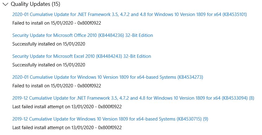Windows update Failed to install 0x800f0922. No SRP when checked in Disk Management 82cda03d-009a-4985-8cc7-4f57f4a05417?upload=true.jpg