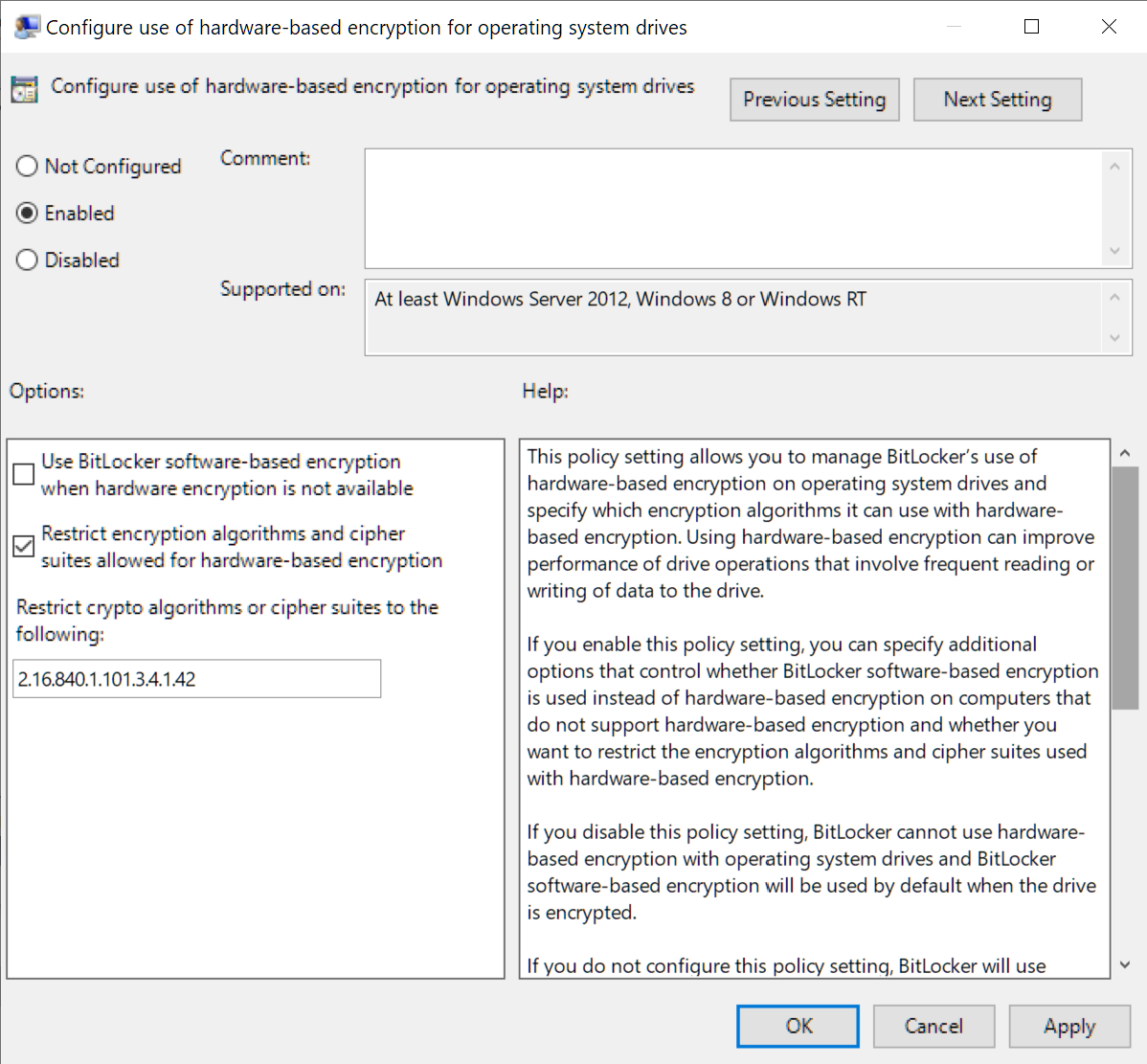 Cannot get Hardware Encryption with BitLocker eDrive working Samsung 980 Pro 1TB 82eb1e7a-d067-4345-899a-d8723bc07563?upload=true.png