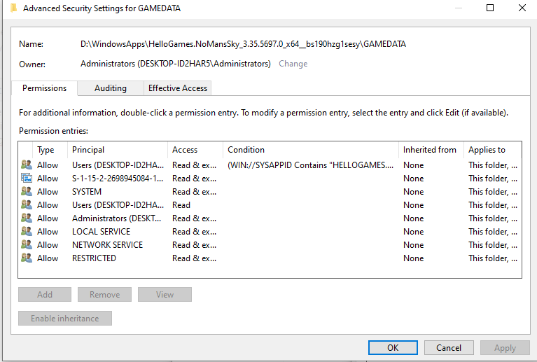 I cannot edit a specific folder inside of WindowsApps folder. 8315f0cd-e6a8-44a3-afea-ec9891986de9?upload=true.png