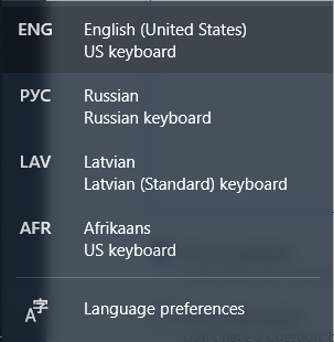 The Afiikaans keyboard layout is automatically adding to the input methods 8358e570-9986-49f1-b9ff-4bc6b22a9237?upload=true.png