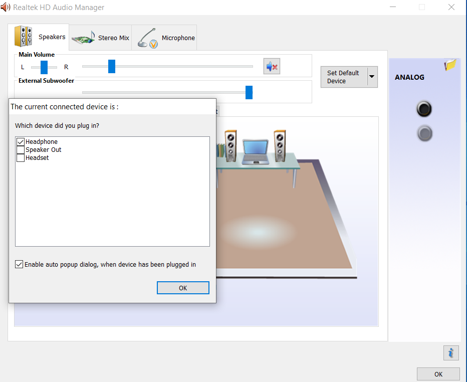 Realtek HD Audio Manger has no option for microphone input device 83708def-d35e-40f1-940c-c4ce6d5344b0?upload=true.png