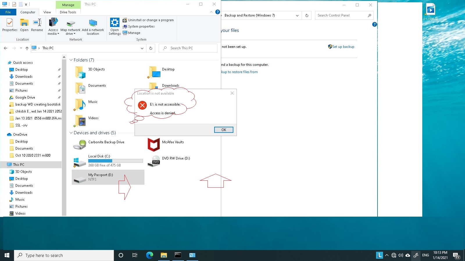 Global Read Mode made the Backup Drive  Inaccessible ? 839ce5cc-1048-4e23-88f3-974369ed6c65?upload=true.jpg