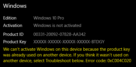 Unable to activate Windows after hardware change 83ccc677-05ff-489c-9037-32f1bb617138?upload=true.png