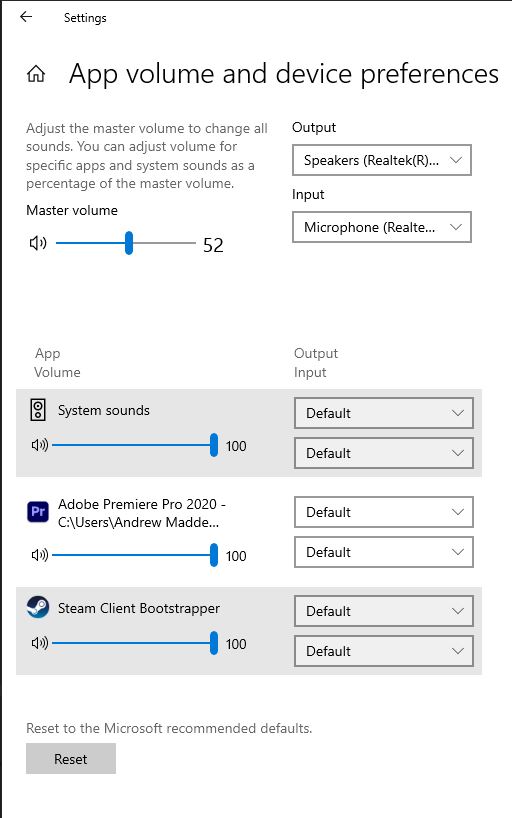 Volume Mixer not showing Premiere Pro and the app is not Outputting Audio 83ccd90c-537a-4d13-bf81-4595f96dca3c?upload=true.jpg