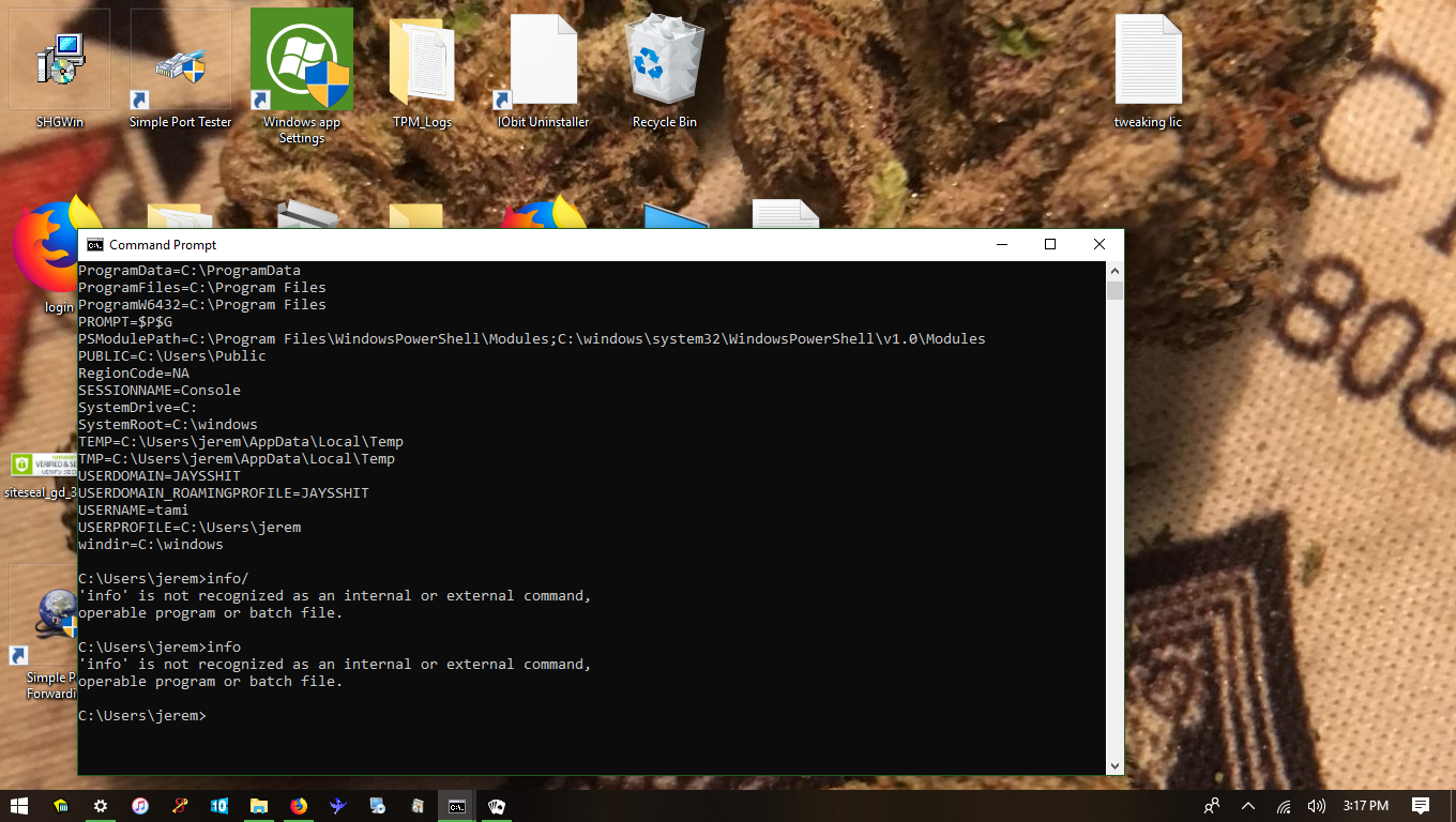 "the system could not find the environment option that was entered" 83ulkrO.png
