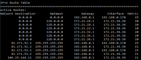 Windows 11 network stack has a routing bug. It sends frames out the wrong egress interface,... 84486d1485968022t-network-routing-tables-route.png
