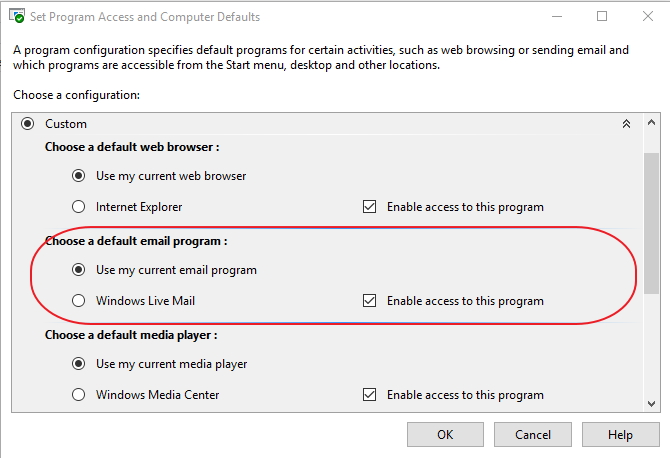 How do I export Windows Live Mail email without a supporting email program association? 84653d1485968061t-no-email-associates-email-....program-access..jpg