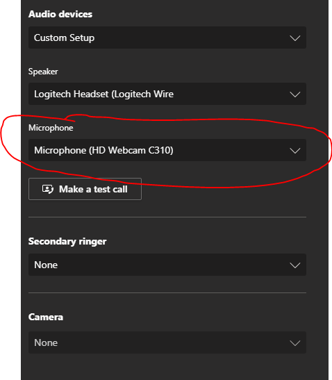 Team's won't recognise my web camera but can use it as a microphone? 84774b22-626f-4e77-a8da-ffc0a3a6ebdc?upload=true.png