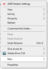 Right Click >"Save as" > "New Folder" - Creating New Folder Hangs in Windows 10 Pro 84a13a76-e805-49c4-ba4a-c36bce0736bd?upload=true.jpg