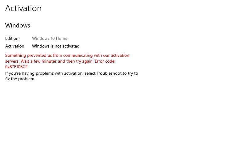 Error 0x87E10BCF when trying to activate Windows 10 84b3db3b-f6e6-417c-b049-1bc8db5d8a96?upload=true.png