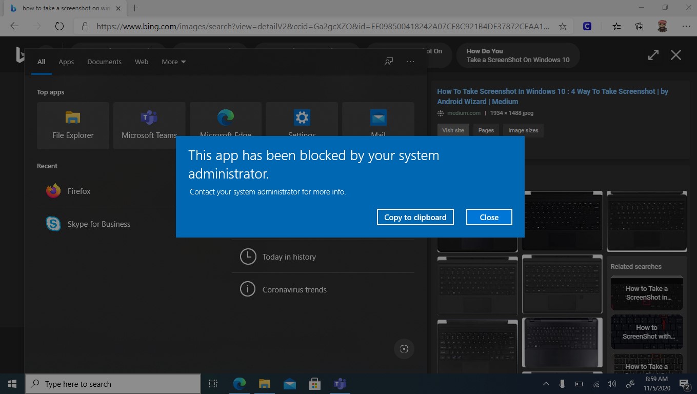 When I open Firefox, This pops up. What do I do? I was using a School Laptop. 8519fe7d-3e34-4aac-8c08-fa2f9c243d20?upload=true.jpg
