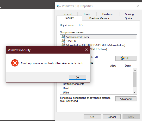 Unable to delete folders despite admin permission, and can't change owner file? 8546fde5-0aeb-49ce-84a2-0e18d6557799?upload=true.png