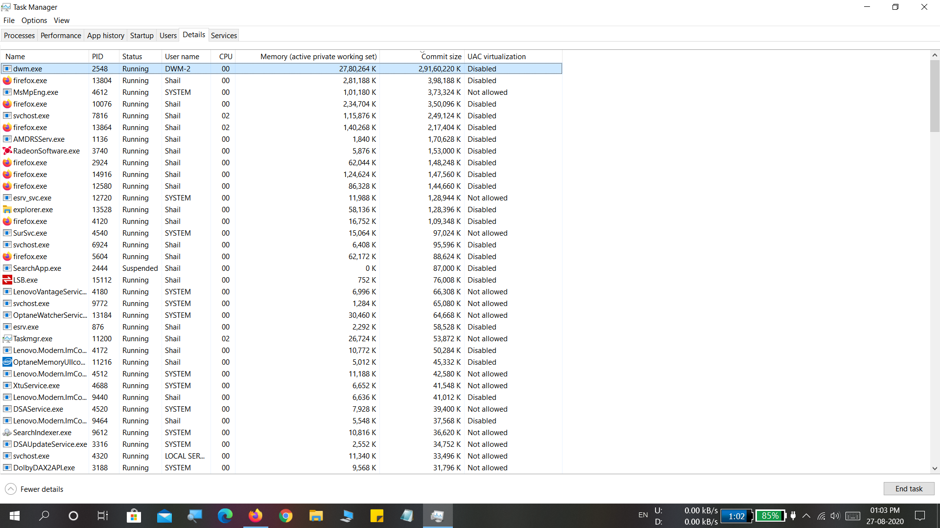 Desktop Window Manager using 30GB commit size on a system with 12GB RAM and the committed... 855b9287-6d2d-40a0-bc0c-fed8e0d9ab5f?upload=true.png