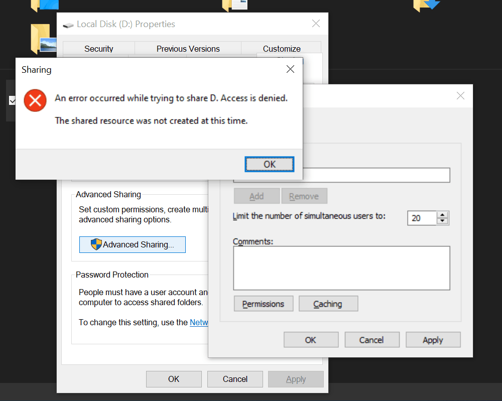 Locked out: "You do not have permission to view this object’s security properties, even as... 85603ca5-7f4f-4511-bf9a-8174aab9865a?upload=true.png