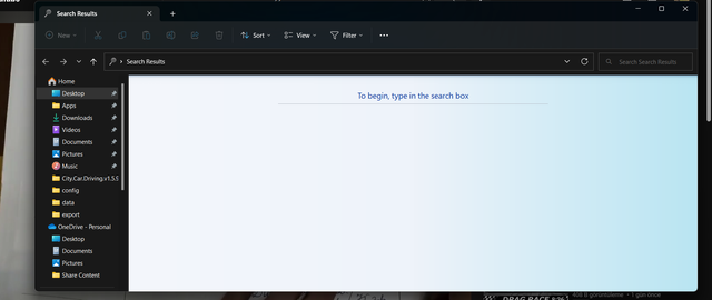 I found a bug on win 11.I think microsoft couldn't hide windows 7 search box 857gtte9n6da1.png