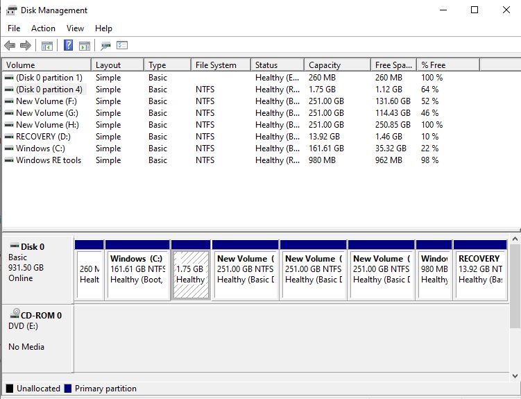 Healthy EFI Sytem Partition and Healthy Recovery partition next to my C drive -  Unable to... 85aa8c66-2f35-42c1-8269-ccc8143c1b26?upload=true.jpg
