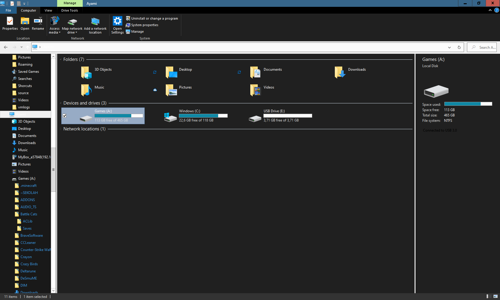 My File Explorer dark theme is half working 85bc48c1-5bd1-405e-b80e-d10121bb25e4?upload=true.png