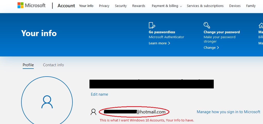 Change email address showing on Windows 10, Accounts, Your Info 85e6400a-14a7-4bb4-8364-9c0071380d8b?upload=true.jpg