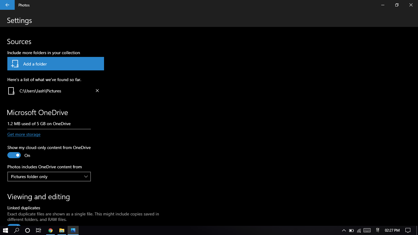Windows Photos App cannot use user folder. 8645c036-417b-40b2-a3b9-e4d03a9e8922?upload=true.png