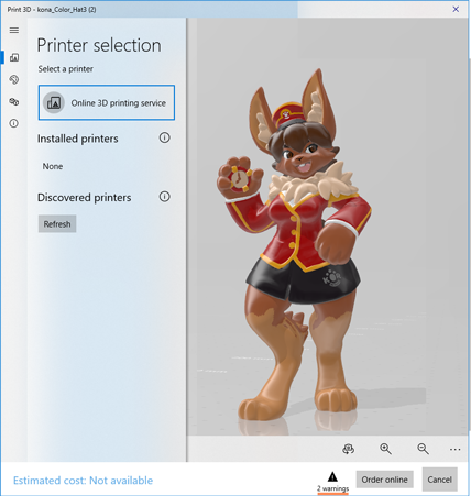 3D Builder textures causes painted areas to vanish when attempting to print. 86859c54-5a46-4000-a7f7-41aa4a2e4aed?upload=true.png