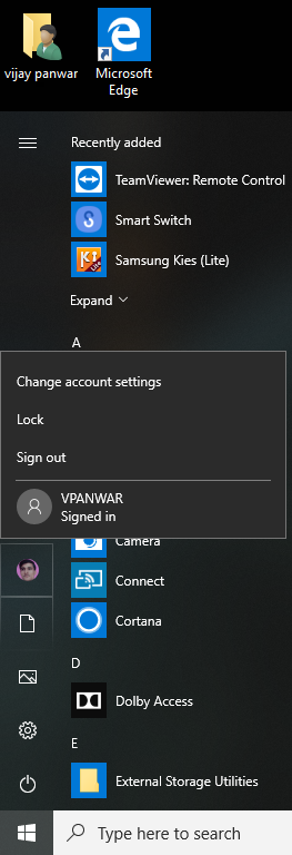 Windows 10 latest version 1809 shutdown problem , without signin another account it shows... 86e15e81-c36e-4f52-aa51-cc2ca29fe0e7?upload=true.png