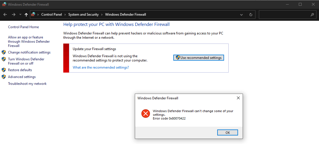 Cannot Start windows defender service: Access Denied 86ec7212-6d84-4119-b059-68eaaf78f837?upload=true.png