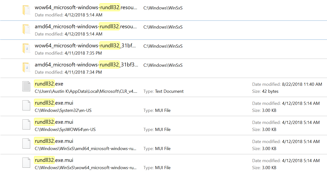 I am very suspicious about the amount of the copies of rundll32 files I have on my computer 873da065-a22d-4946-8fbf-382964b16222?upload=true.png