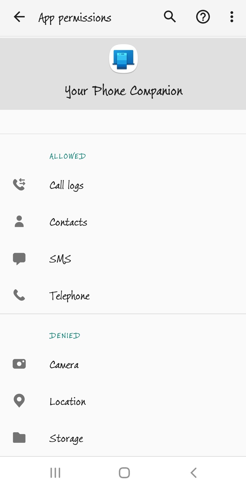 Can someone send a Phone Link screen shot of where the "permission to connect" button is on... 874cd82e-bf0d-4131-839f-8ee074f2d257?upload=true.jpg