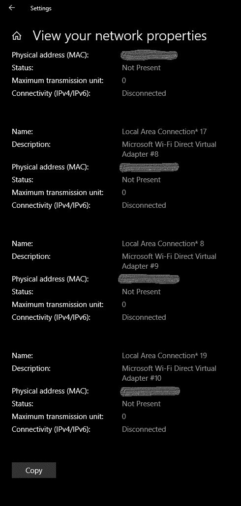 How to remove NETWORK PROPERTIES ? 875e6221-0e4a-496a-a928-8247fd8a6cf0?upload=true.png