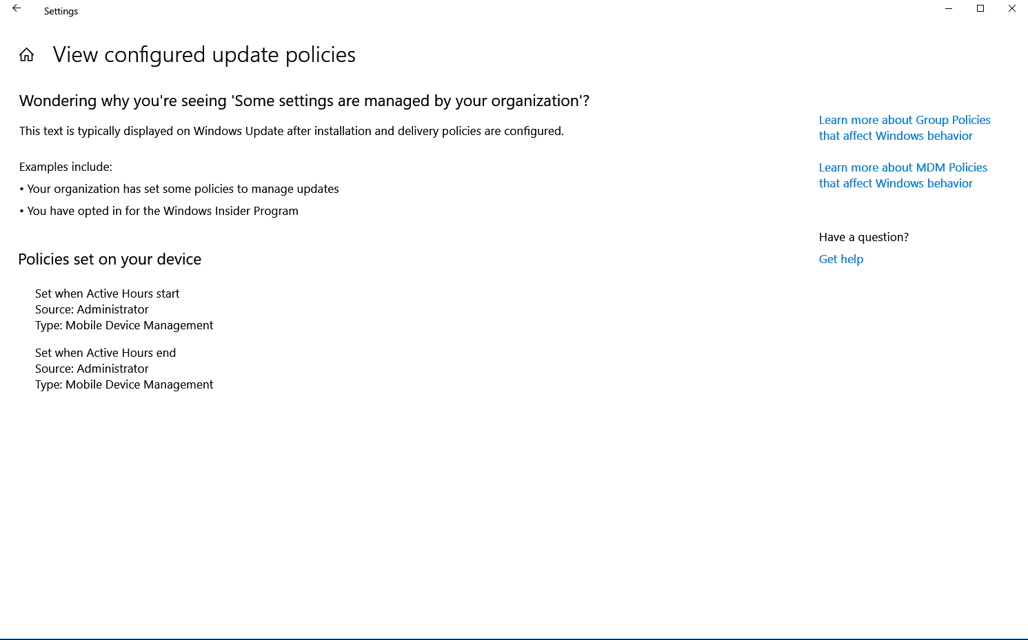 Some settings are managed by your organization in windows update. 875fafac-6adf-430e-b5a3-aa70a44121e9?upload=true.png