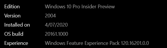 Unable to update from - OS build 20161.1000 87a7eaea-9054-403b-907a-0a2d512eabf0?upload=true.png