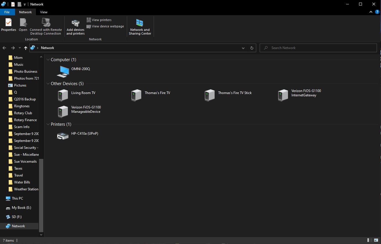 Network discovery stopped working suddenly a couple of days ago. 87d00923-0409-4834-9e25-fd6cac0fd207?upload=true.jpg