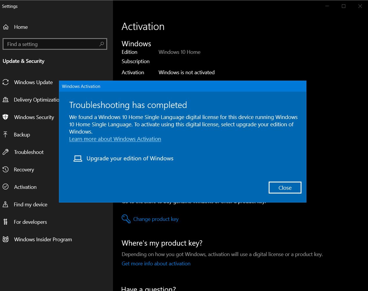 Windows 10 got automatically de-activated after the recent update 8801f6f6-5826-4c14-8047-0843ebaff1ad?upload=true.jpg