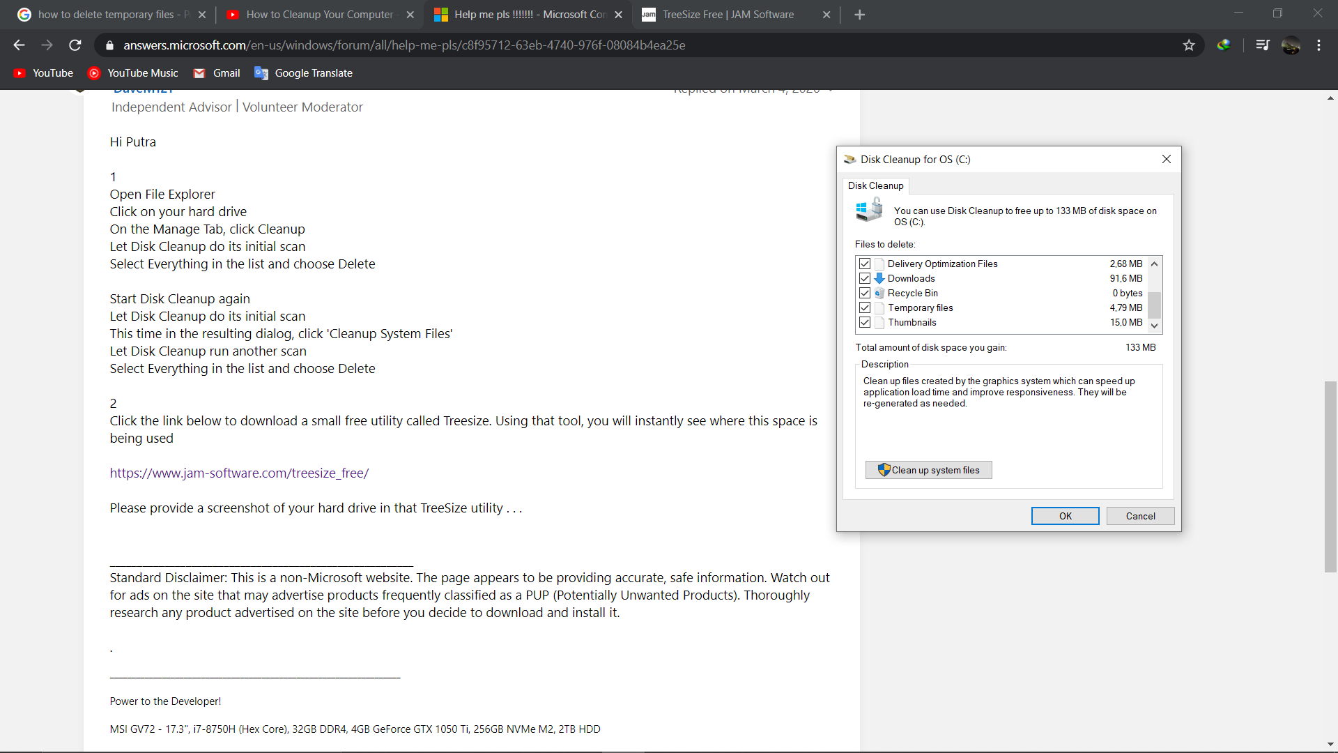I lost my whole desktop of 120 GB of Data! 88374550-f018-40d6-9e6b-8a417c50eba2?upload=true.png