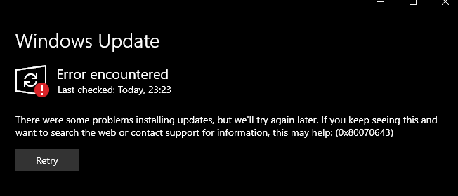 Security Update for Windows 10, 2024-11, KB5048239 getting error 0x80070643 when installing 884d1708471512t-windows-10-kb5034441-security-update-fails-0x80070643-errors-2024-02-20_23-24-11.png