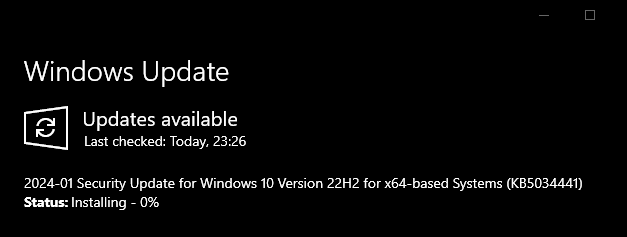 Security Update for Windows 10, 2024-11, KB5048239 getting error 0x80070643 when installing 885d1708471650t-windows-10-kb5034441-security-update-fails-0x80070643-errors-2024-02-20_23-26-53.png