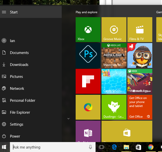 Green share icons on the left sidebar of Windows Explorer 88671d1485968933t-left-sidebar-start-menu-collapsed-showing-just-icons-7i6zd35.png