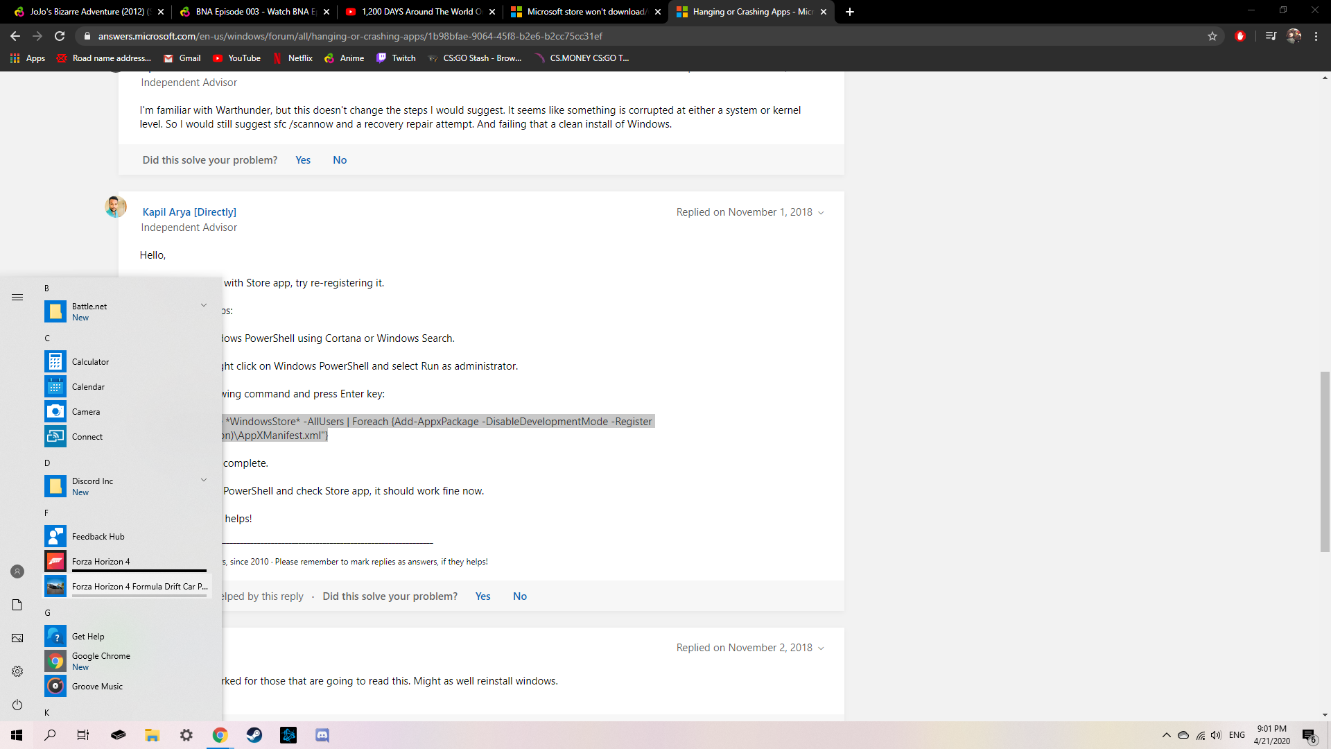 Microsoft store freezes when downloading a game 88b786ef-d603-4747-bf59-7236674448d2?upload=true.png