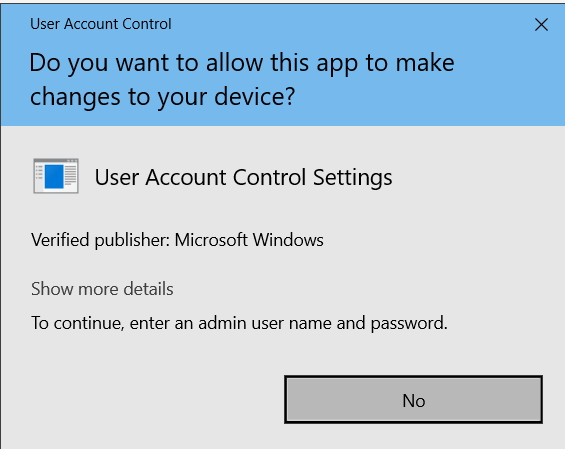 Disabling User Account Control Settings 88c21840-53a3-426a-aeec-fd0f80e4cdae?upload=true.jpg