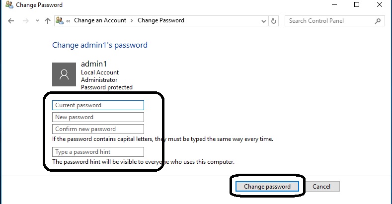 How do I change users password? 88ea9ca3-74d1-48d6-9fea-338a4b07f075.jpg