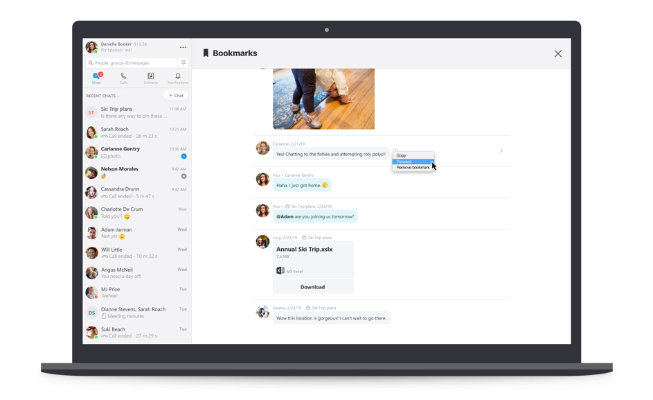 New Skype Insider Preview version 8.51.76.61 adds Message Bookmarks 890ec287-5c5e-4bd9-9e18-c80884b71d51?upload=true.png