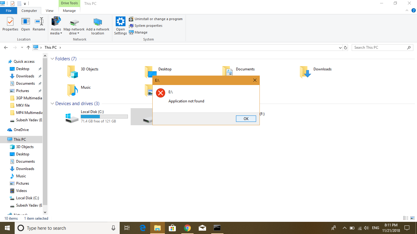 Application Not Found While Clicking On Any Drive And Foler 8938b7bd-cf84-4bc9-98aa-a15b88b372b9?upload=true.png
