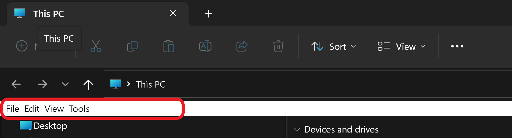 how do I set windows 11 file explorer to show the menu bar? 895651f8-ba2e-4601-ba72-87461f50f297?upload=true.png