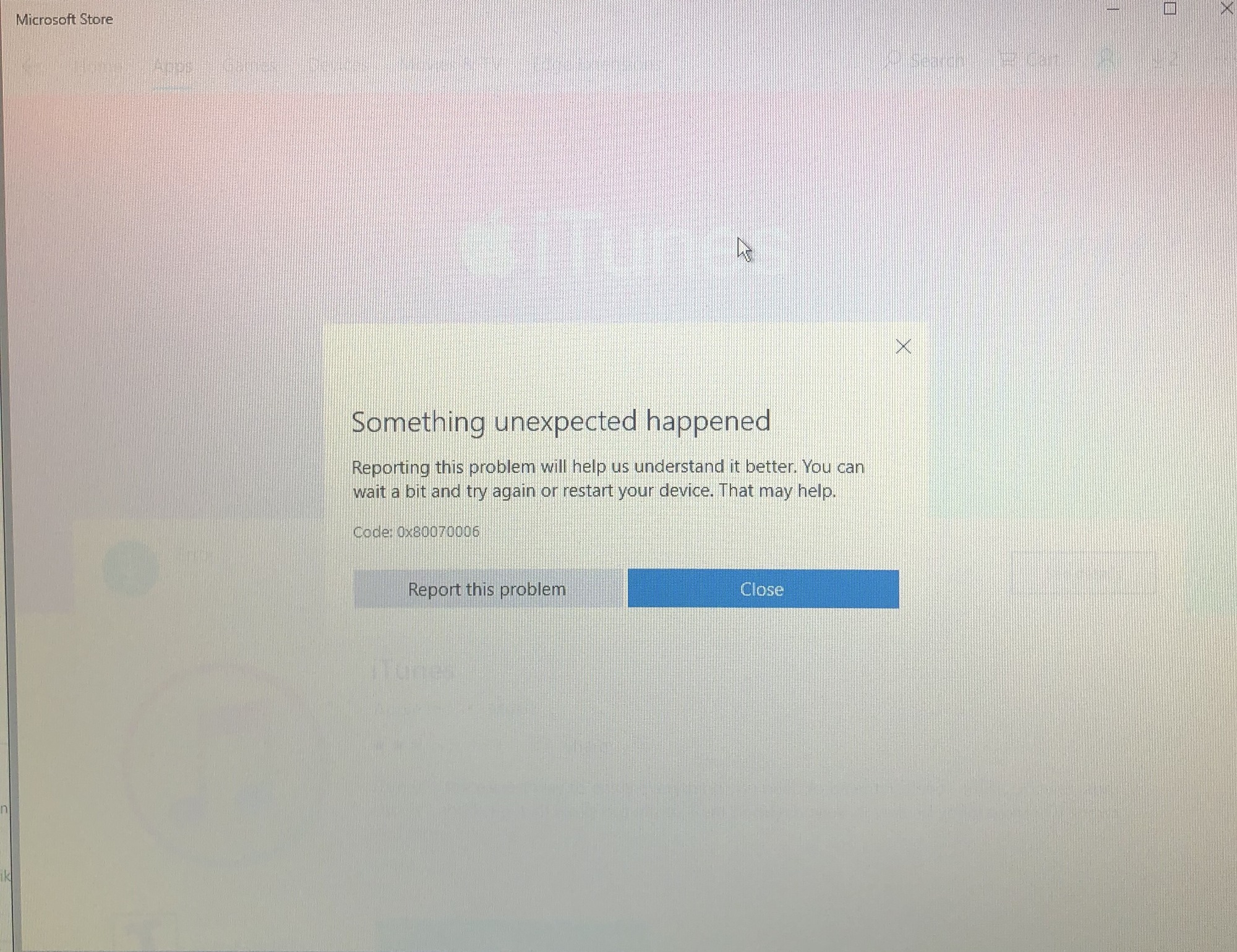 Microsoft Store: "Something unexpected happened" Code: 0x80070006 89b65b3e-ae44-4f97-9c66-d24aa43367be?upload=true.jpg