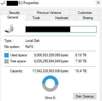 Windows 2004 Parity Storage Spaces: Sudden increase in pool usage. 89d8bf32-810b-409d-8e61-ee6b428564d9?upload=true.png