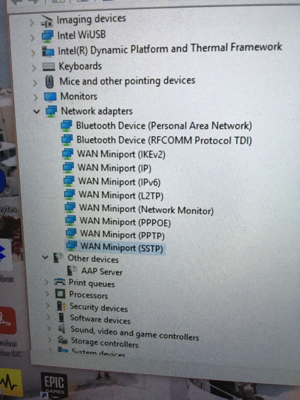 ISSUE: wireless adaptor hidden in device manager and kernel security check failure 8a1c28de-a5f6-47dc-be33-9349522b5207?upload=true.jpg