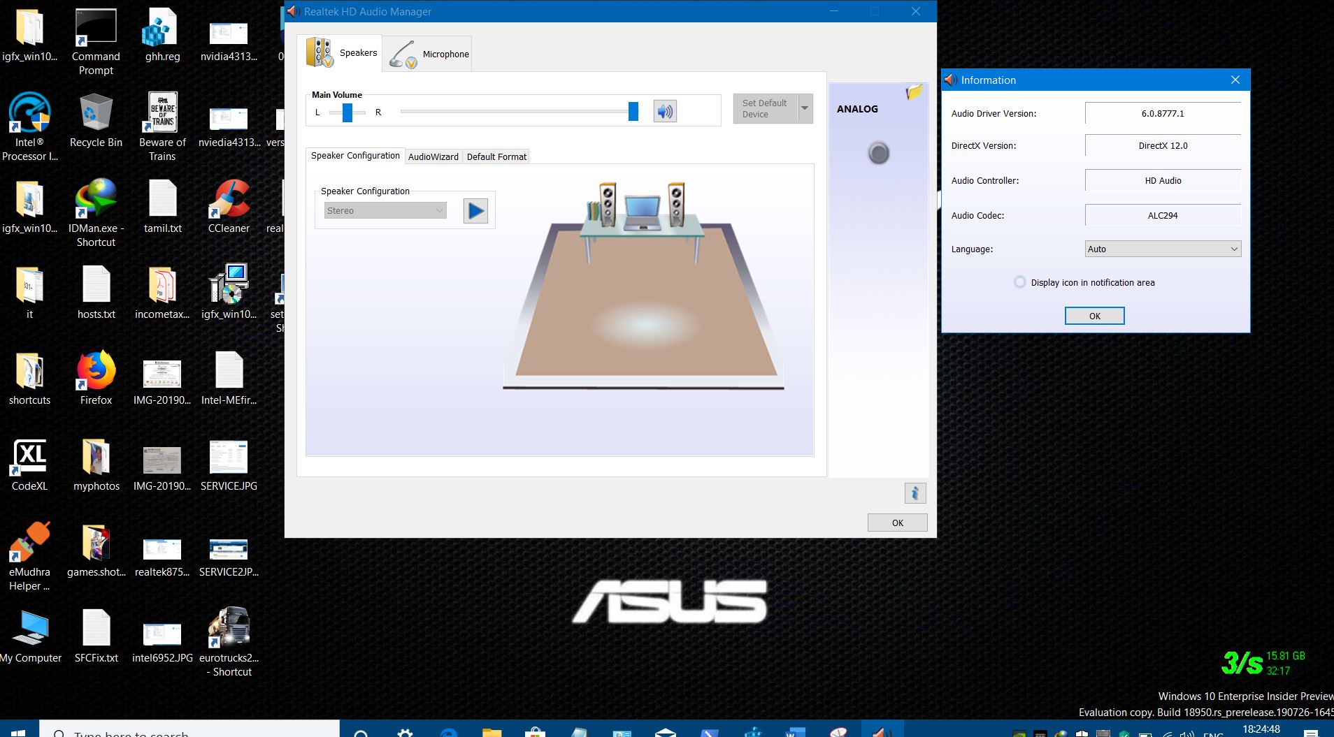 Realtek hd audi