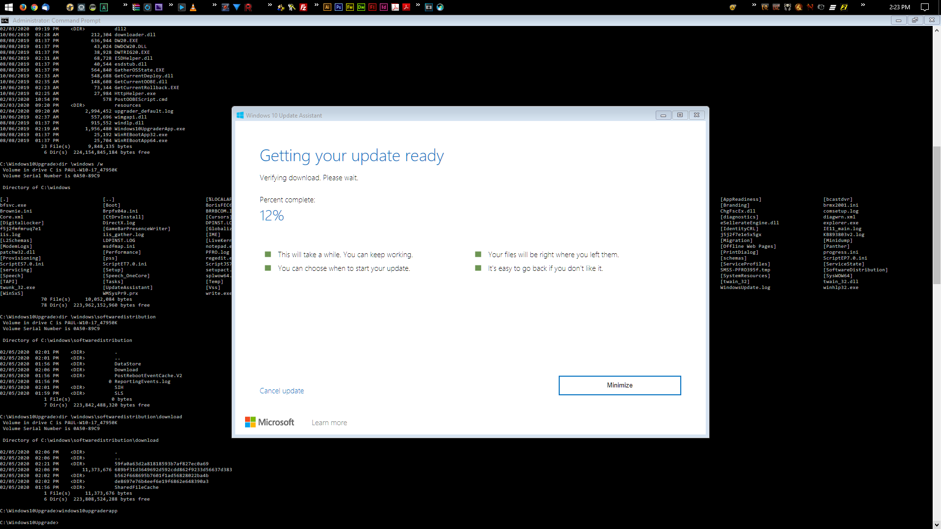 November 1803->1903 failed; Running Windows10UpgradeApp seemed to rollback to Windows 7 API 8a22e4ff-adc9-424c-acfd-1d221495d361?upload=true.png