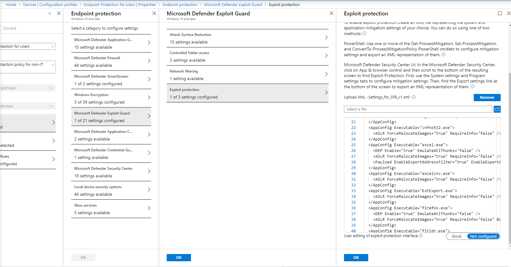 Exploit Protection Intune Configuration Issues with Skype 8a9106f6-a813-473c-b2a9-37f1044c2dea?upload=true.png