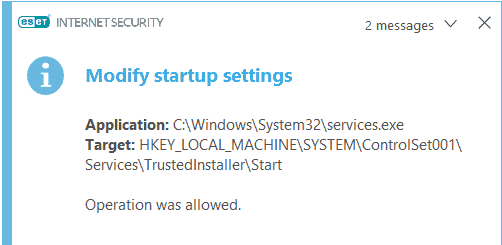 Trusted Installer in my new Win 10 1803 laptop keeps modifying startup settings, many times... 8a96adcf-15a9-41a3-9f9c-43e0c992cc4e?upload=true.png